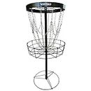 Viking Discs Battle Basket Pro Disc Golf Basket de 130 cm de Altura - Objetivo de Golf Frisbee Ligero y Portátil - Fuerte y Estable - para Practicar el Putt y Crear un Campo en Casa