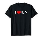Gifts For Visually Impaired People On Valentines Day Love T-Shirt