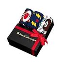 SockSoho Christmas Socks Gift Box for Men Pack of 3 - (Crew Length | Combed Cotton | Free Size (UK 7-12)) (Regular)