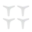 Geesatis Furniture Legs 4 Pack Height 150mm / 6inch Sofa Legs Foot Replacement for Decor Furniture, with Mounting Screws