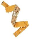 VAMA FASHIONS Maggam Work Cloth Vaddanam Kamarband Waist Hip belt Girls (Stretchable Size 22-28 inches only) (Multicolour kamarband)