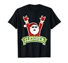 SLEIGHER Música de metal pesado Santa Gifts Christmas Camiseta