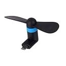 smars Mobile Phones Mini Electric USB OTG Fan, Cooler For Android Mobile & Devices (Random Colour)