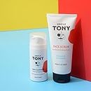 Uncle Tony Anti Acne Kit - Complete Skin Care Combo w/ Face Scrub & Cleanser | Promotes Clear & Healthy Skin | Nourishing Health & Personal Care Set for Acne-Prone Skin