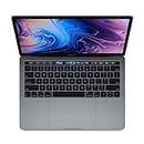 2018 Apple MacBook Pro with 2.7GHz Intel Core i7 (13-inch, 16GB RAM, 512GB Storage) (QWERTY English) Space Gray (Renewed)
