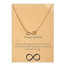 Fashion Frill Exclusive Pendant For Girls Infinite/Infinity Gold Plated Chain Necklace For Women Girls Women's Jewellery Gift For Anniversary Stylish Pendant (Casual)