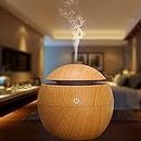 CoralTribe Wooden Cool Mist Humidifiers Essential Oil Diffuser Aroma Air Humidifier with Colorful Change for Car, Office, Babies, humidifiers for Home, air humidifier for Room