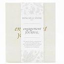 Engagement Journal for Couples (Ivory, 69 Pages) by Duncan & Stone - Wedding Planning Book and Organizer - Wedding Memory Book & Album - Engagement Gift for Couples