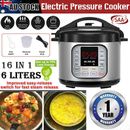 16IN 1 6L Programmable Electric Pressure Cooker  Multi-Use Recipe Steamer Warmer