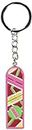 Ergugos Pink Hoverboard Keychain for Men Boys Cool Stainless Steel Keyring Purse Pendant Handbag Bag Decoration, Medium, Pink, Medium
