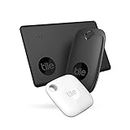 tile Starter Pack (2022) 3-Pack (1 Pro, 1 Slim, Mate) - Bluetooth Tracker, Item Locator & Finder for Keys, Wallets; Easily Find All Your Things. Phone Finder. iOS Android Compatible., White - Black