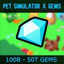 Pet Simulator X -  100B - 250B - 500B - 1T  - Gemas / diamantes baratos - PSX