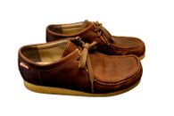 Clarks Originals Wallabee Men's Beeswax Leather Chukka Boots Size US 10 - Brown