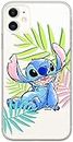 ERT GROUP mobile phone case for Apple Iphone 6/6S original and officially Licensed Disney pattern Stitch 008 optimally adapted to the shape of the mobile phone, partially transparent