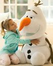 Disney Frozen HUGE 40  Stuffed Plush Anna Elsa Friend My Size GIANT Large Olaf