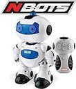 Ninco - Nbots Robot Glob. Mit Licht und Sound, weiß und blau (NT10039)