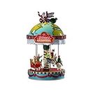 Lemax Carnival-Sights & Sounds: Yuletide Carousel-(94525), Multicolore