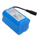 RC Boat Battery Bait Boat Battery Part, 12000mAh 7.4V Lithium Battery Remote & App Controlled Vehicle Batteries