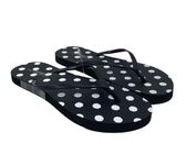 Old Navy Flip Flop Black White Rubber Sandals For Women Summer 811520-02-1