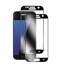 [2Pack] for Galaxy S7 Edge Screen Protector, 9H Tempered Glass,3D Curved, HD Clear, Case Friendly Bubble-Free for Galaxy S7 Edge Screen Protector(Not For Galaxy S7) (Black)