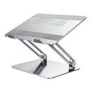NILLKIN Laptop-Ständer, verstellbar, Aluminium, belüfteter Laptop-Ständer für MacBook, Surface und andere Laptops, 11-17 Zoll, silberfarben