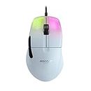 ROCCAT KONE Pro Lightweight Ergonomic Optical Performance Gaming Mouse with RGB Lighting, White, ROC-11-405-01