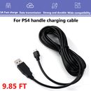 For Sony PS4  Wireless Controller USB FAST Charger Cord Charging Cable 9.85 FT