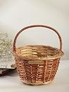 Habere India-All the Cultures Fabricating India Gift hamper Wicker baskets | decorative storage Wicker baskets | clothes storage baskets | Fruit Wicker baskets (Sizes - 20 * 20 * 10 CM (S))