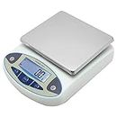 CGOLDENWALL Lab Digital Scale 5kgx0.1g Precision Analytical Electronic Balance Jewelry Kitchen Industrial Scales 0.1g Weighing & Counting Scale Calibrated & Ready to Use (5kg, 0.1g)