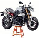 Motocross Dirt Bike Stand Drain Hole Maintenance Lift Jack 330 LBS Capacity - 16.5" L x 15.5" W x 17" H