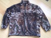 10X An American Tradition Woodland Brown Camo Hunting Fleece Jacket Size XL C
