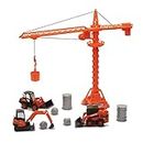 New Ray - Coffret Kubota Die Cast : 3 Engins T.P. + Grue + Accessoires - 33563 SS
