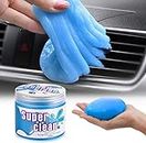 Keyboard Cleaner Universal Cleaning Gel - Detailing Putty Dust Cleaning Tool for PC Tablet Laptop/Car Vents/Car Interiors/Home/Printers/Electronics Remove Dust/Pet Hair Cleaning Gel , Reusable, Liquefied Solid 180 Gr