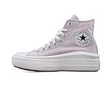 Converse Chuck Taylor All Star Low Womens White/Pink Foam Trainers, Pink, 5 UK