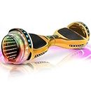 SISIGAD Hoverboard with Bluetooth, Golden