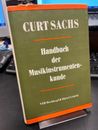 Sachs, Curt: Handbuch der Musikinstrumentenkunde.