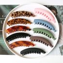 Frosted Hair Clips Banana Clip Women's Hair Accessories Ponytail Barrettes H-go