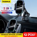Baseus Wireless Car Charger Holder Mount Infrared Automatic for iPhone 15 Galaxy