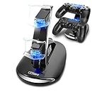 Megadream Dual USB Charging Charger Docking Station Stand for Sony Playstation 4 PS4, PS4 Slim, PS4 Pro Controller