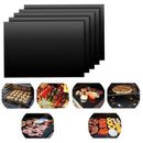 5 X Grill Mat Non Stick BBQ Copper Pad Barbecue Bake Cooking Mat Chef Reusable
