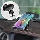 Car Qi Wireless Chargers Holder Mobile Phone Fast Charging Bracket Compatible for iPhone XS Max XR X8 Plus Samsung Galaxy S9 S8 S7 Note 9 (Suction Cup Type)