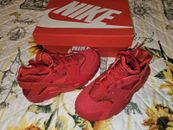 Nike Huarache Run PS Red Shoes Size 1 Y NIB