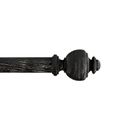1-Inch Curtain Rod- Decorative Modern Urn Finials & Hardware- For Home Decor In Bedroom, Living Room & Kitchen | 2.5 H x 2.5 W x 84 D in | Wayfair
