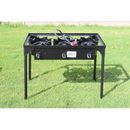 Concord Cookware 3 - Burner Propane Outdoor Stove Cast Iron in Black/Gray | 29 H x 35 W x 18 D in | Wayfair B-8745