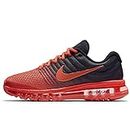 Nike Mens Air Max 2017 Running Shoes Bright Crimson/Total Crimson/Black 849559-600 Size 10