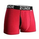 2UNDR Mens Swing Shift 3" Trunk Boxers Underwear