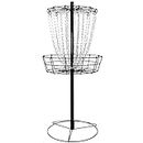 Remix Double Chain Practice Basket for Disc Golf - Black