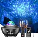 Galaxy Projector, Star Projector with Remote Control & 10 Color Effects, Galaxy Night Light Projector Built in Speaker and Timer, Projecteur Galaxie for Baby Kids Adults Bedroom/Game Rooms/Home Party