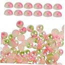 SEWACC 200pcs Pearl Patch Clothing Flatback Decoration DIY Charms No Hole Pearls DIY Clothing Accessories Decorative Pearl Beads Small Pearls Flatback Pearl for Crafts Craft Pearls