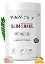 Vita Victory Meal Replacement Shake, 100% Vegan Slim Shake Protein Powder for Weight Loss with Ayurvedic Herbs, Vitamins & Minerals, Premium Weight Loss Drink for Weight Management - 500g Mango Flavor